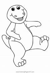 Barney Printable Coloring Pages sketch template