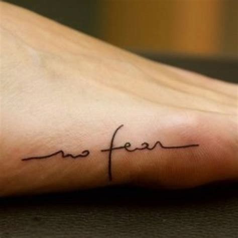 No fear