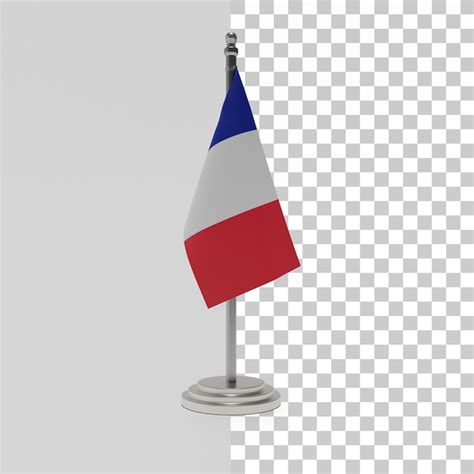 Premium PSD | France flag 3d