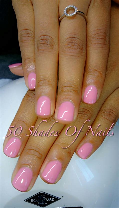 Bio Sculpture Gel overlays | Pink gel nails, Gel overlay nails, Nails