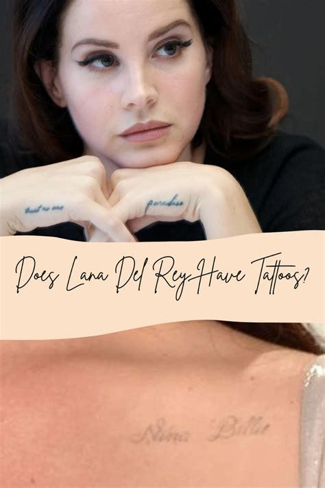 How Many Lana Del Rey Tattoos Do You Know Of? - TattooGlee | Lana del ...