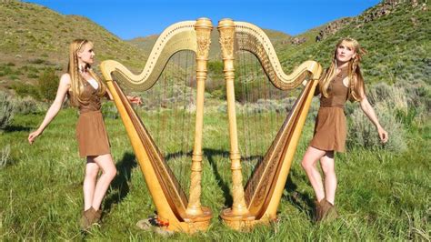 The Harp Twins Perform an Exquisite Cover of the Iron Maiden Song 'Run to the Hills'