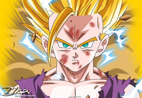 [The one you have been waiting For] Gohan Turns ssj2 for the first time anger with tears pic ...