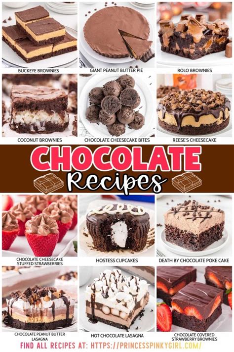 30+ Chocolate Recipes for Chocolate Lovers - Princess Pinky Girl