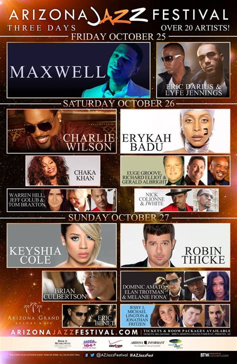 Arizona | Jazz festival, Keyshia, Festival