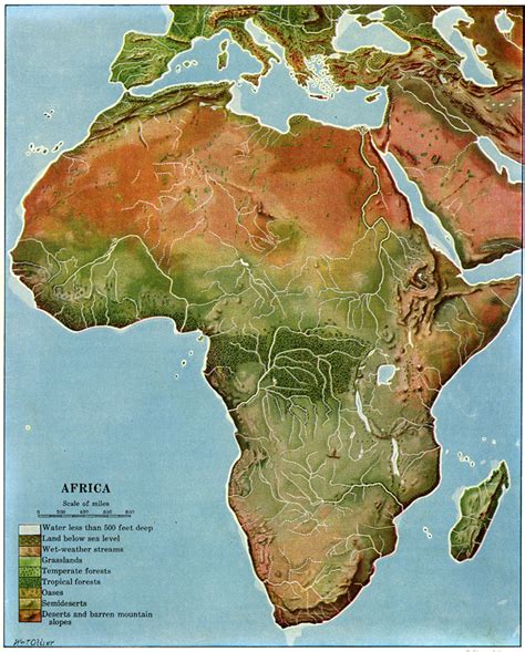 Land Map Of Africa | Map Of Africa