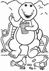 Free Printable Barney Coloring Pages For Kids sketch template