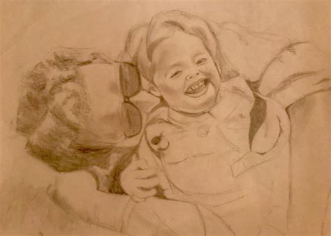 Fatherly Love Drawing by Nancy Pratt