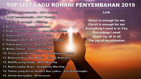 Top List Lagu Rohani Penyembahan 2019 (Worship with Lyrics) - YouTube