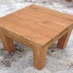 45cm Wooden Garden Coffee Table – E Timber Products