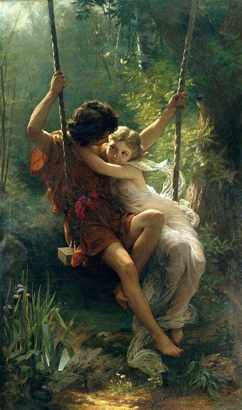 "Le Printemps" (Springtime), 1873, by Pierre Auguste Cot (1837-1883). en 2020 | Pintura y ...