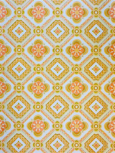 Vintage Retro Geometric Wallpaper… | Vintage Wallpapers - Online Shop