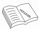 Un Cahier De Coloriage Livre Ouvert Dessin Gratuit à  sketch template
