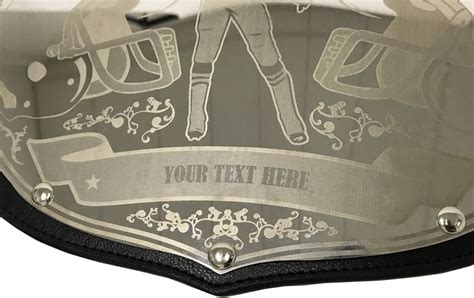 Football Championship Belt - Custom Text – Undisputed Belts