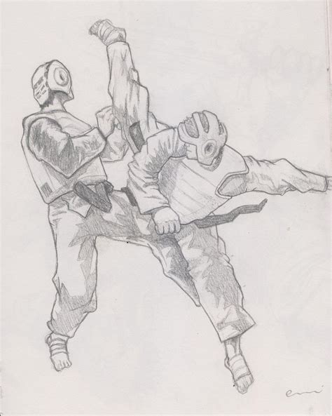 Taekwondo poster by ehomps on DeviantArt | Taekwondo, Martial arts, Drawing illustrations