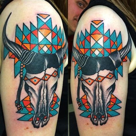 17 Buffalo Skull Tattoo Designs for Men & Women | PetPress