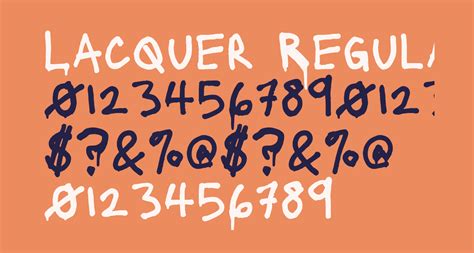 Lacquer Regular free Font - What Font Is