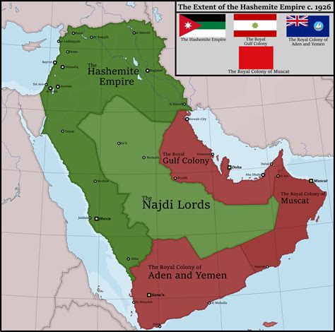 Hashemite Empire (Alternate Arabia) : r/imaginarymaps