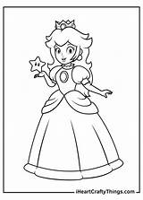 Printable Princess Peach Coloring Pages Updated 2021 sketch template