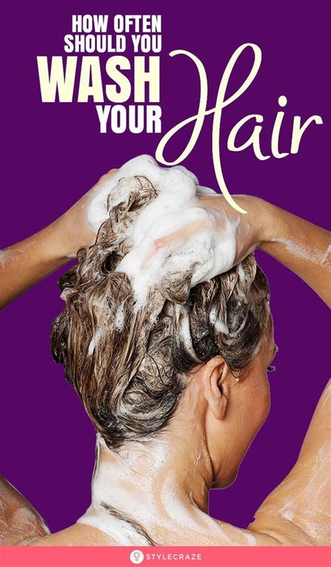 How Often Should You Wash Your Hair? Shower Tips And Tricks | Hair washing schedule, Hair ...