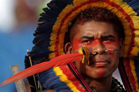 White Wolf : Indigenous protesters shut down Brazil's World Indigenous Games