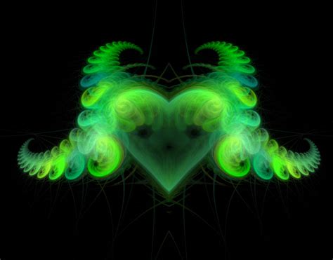 Green Heart by Caridea on DeviantArt