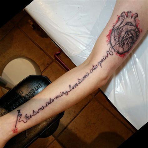 undergroundtattoo:ice-turns-into-rain-love-turns-into-pain-heart ...