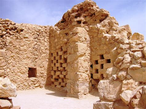 Masada National Park - Dove Towers for Nesting | Masada, Masada israel ...