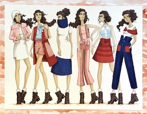 SCAD Student work by Sarah | Fashion illustration, Modern renaissance, Fashion