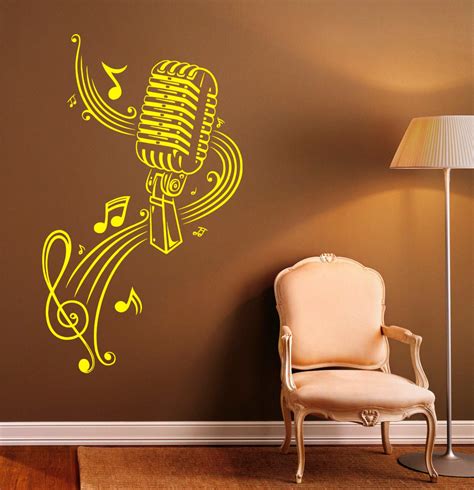 Music Wall Decal Vinyl Stickers Music Notes Home Interior Art | Etsy