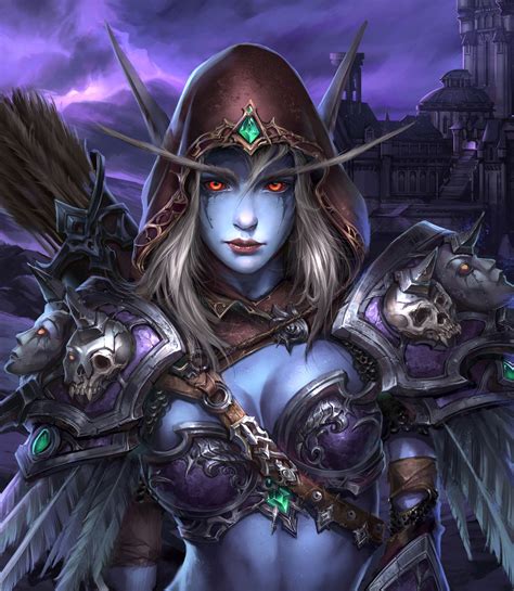 wind running in lordaeron blizzard fan art of Sylvanas Windrunner ...