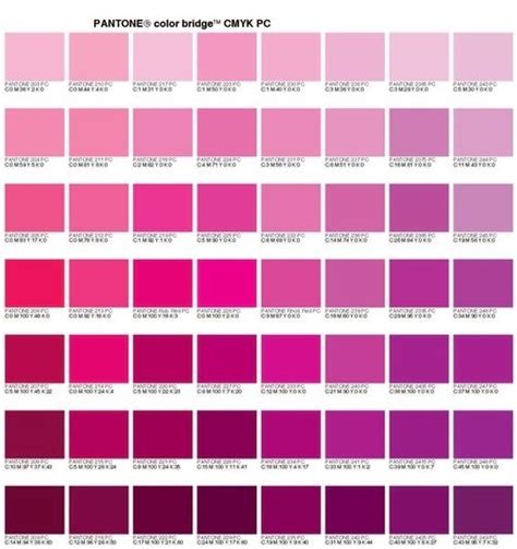 Image result for magenta pantone | Pantone color chart, Pantone colour palettes, Colors and emotions