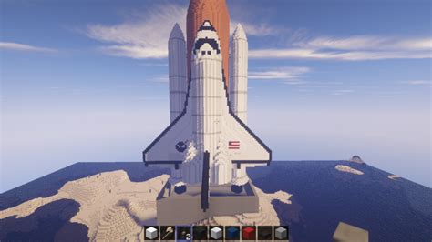 space shuttle Minecraft Map