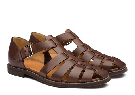 Men's Nevada Leather Sandal Brown | Church's