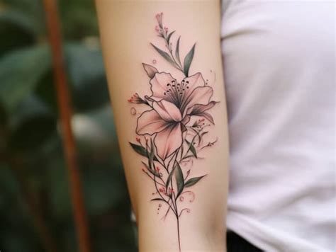 The Significance of Lily Tattoo Meanings + Designs