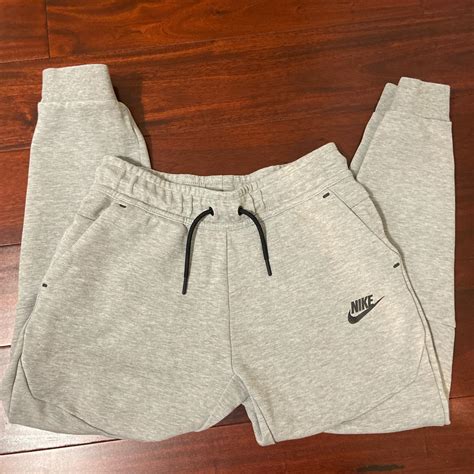 Gray Nike Tech Fleece Joggers Bought these in a... - Depop