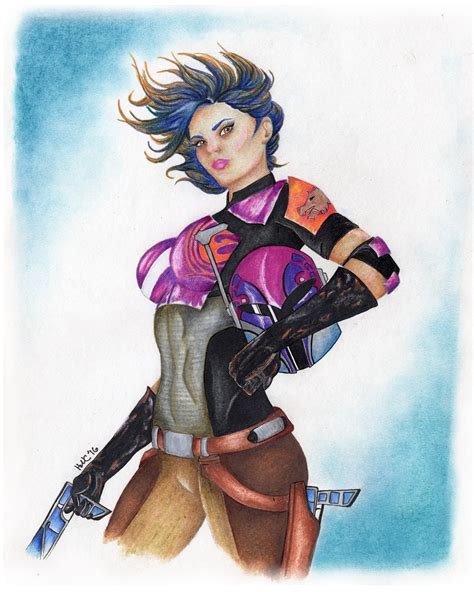 Sabine Wren Star Wars Fan Art Print - Etsy