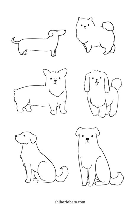 Quick Way To Draw A Dog - Just For Guide