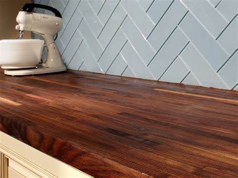 American Walnut Butcher Block Countertop 8ft. | Floor & Decor