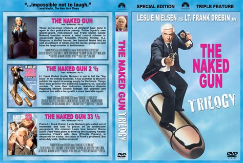 The Naked Gun Trilogy dvd cover (1988-1994) R1 Custom