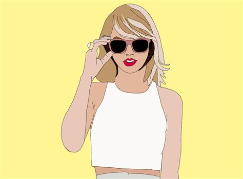 Taylor Swift Illustration by Michelle Plyem Kocin on Dribbble