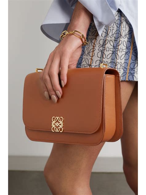 Tan Goya leather shoulder bag | LOEWE | NET-A-PORTER