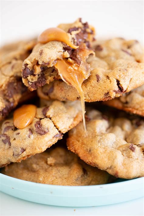 Caramel Chocolate Chip Cookies - Best Crafts and Recipes