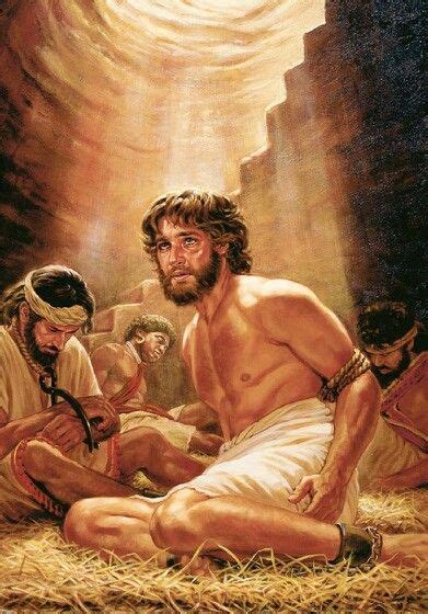 Joseph in prison by family. Evil under your own roof. | Bible pictures, Bible images, Bible ...