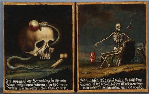 German School, 18th Century | A pair of Memento Mori Paintings | MutualArt