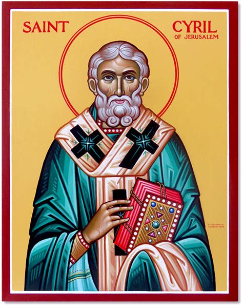 Saint Cyril of Jerusalem Original Icon, Original Icons of the Angels: Monastery Icons