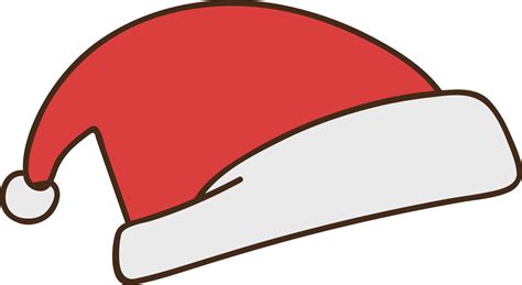 Isolated santa cap in red color. 24283566 Vector Art at Vecteezy