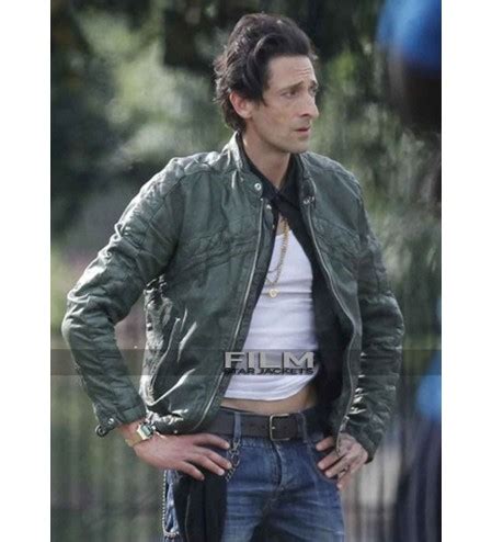 American Heist Adrien Brody (Frankie) Green Jacket