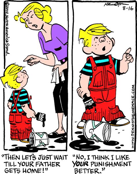 Dennis the Menace for 8/16/2014 | Dennis the menace cartoon, Dennis the menace, Dennis the ...