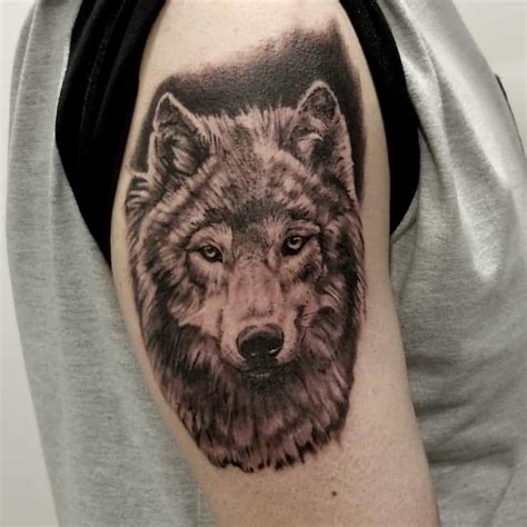 What Does A Black Wolf Tattoo Mean - Design Talk